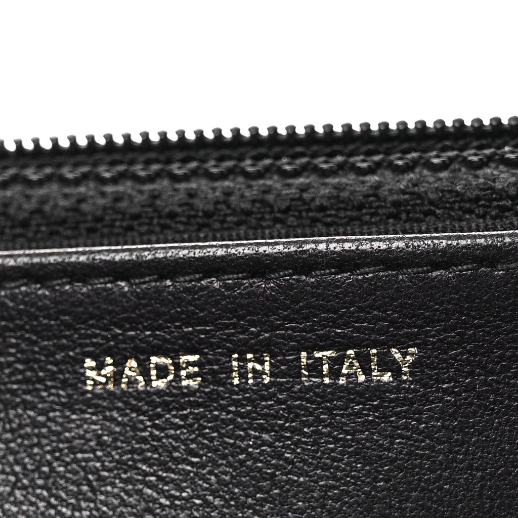 Lambskin Studded Wallet on Chain WOC Grey wholesalehk.shop