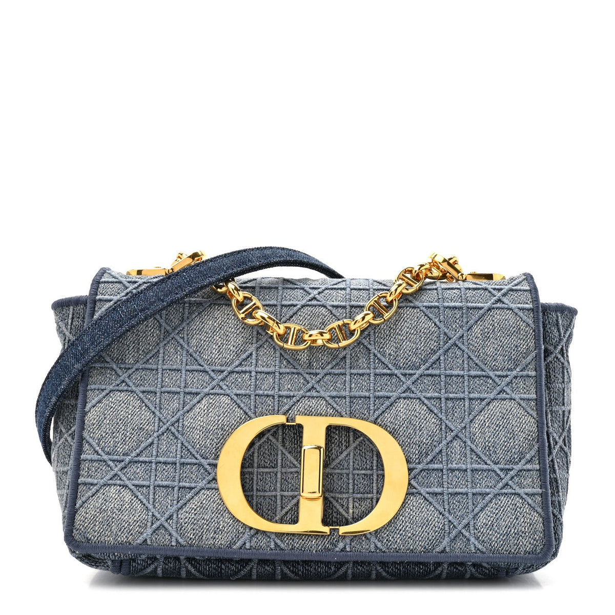 Denim Cannage Small Caro Bag Blue wholesalehk.shop