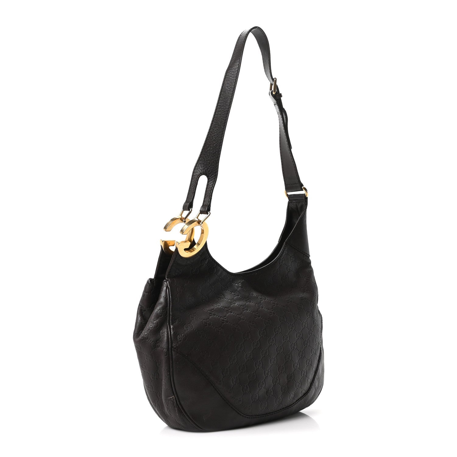 Guccissima Medium Charlotte Hobo Dark Brown £¨ Direct shipment via from wholesalehk.shop