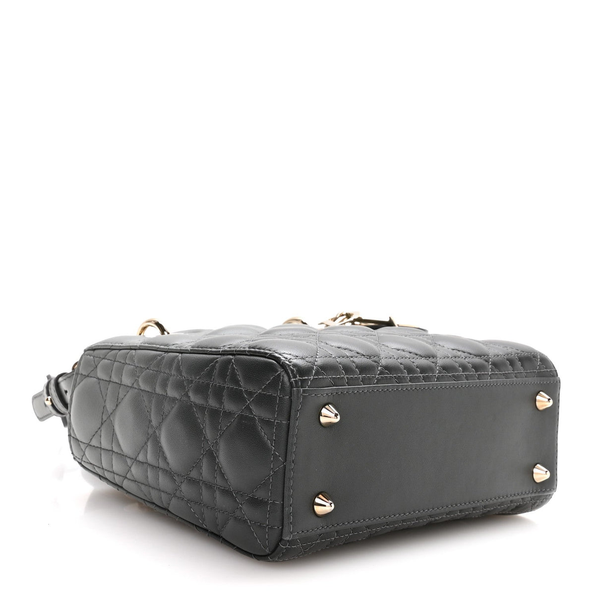 Lambskin Cannage Gradient Small My ABCDior Lady Dior Grey wholesalehk.shop