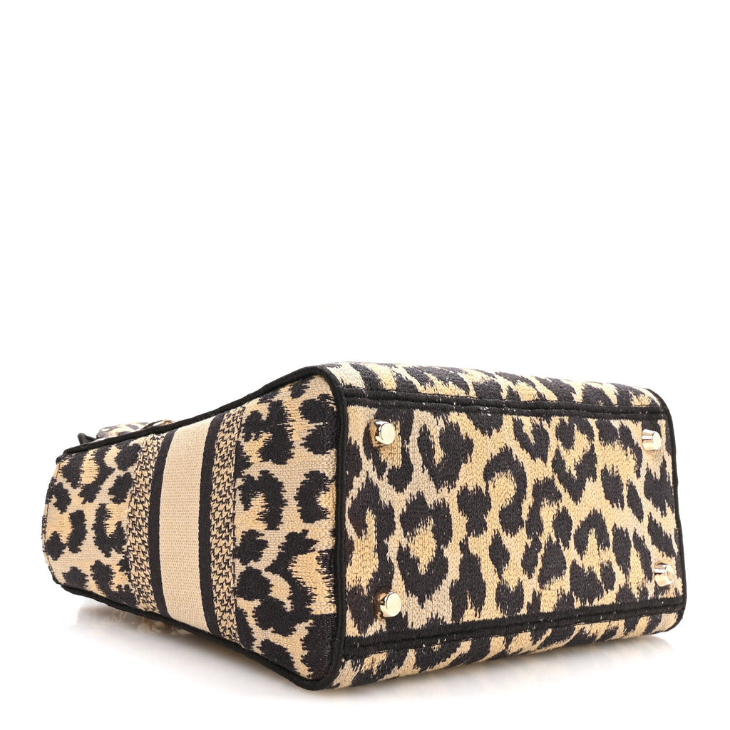 Canvas Medium Mizza Embroidered Lady D-Lite Beige Multicolor wholesalehk.shop