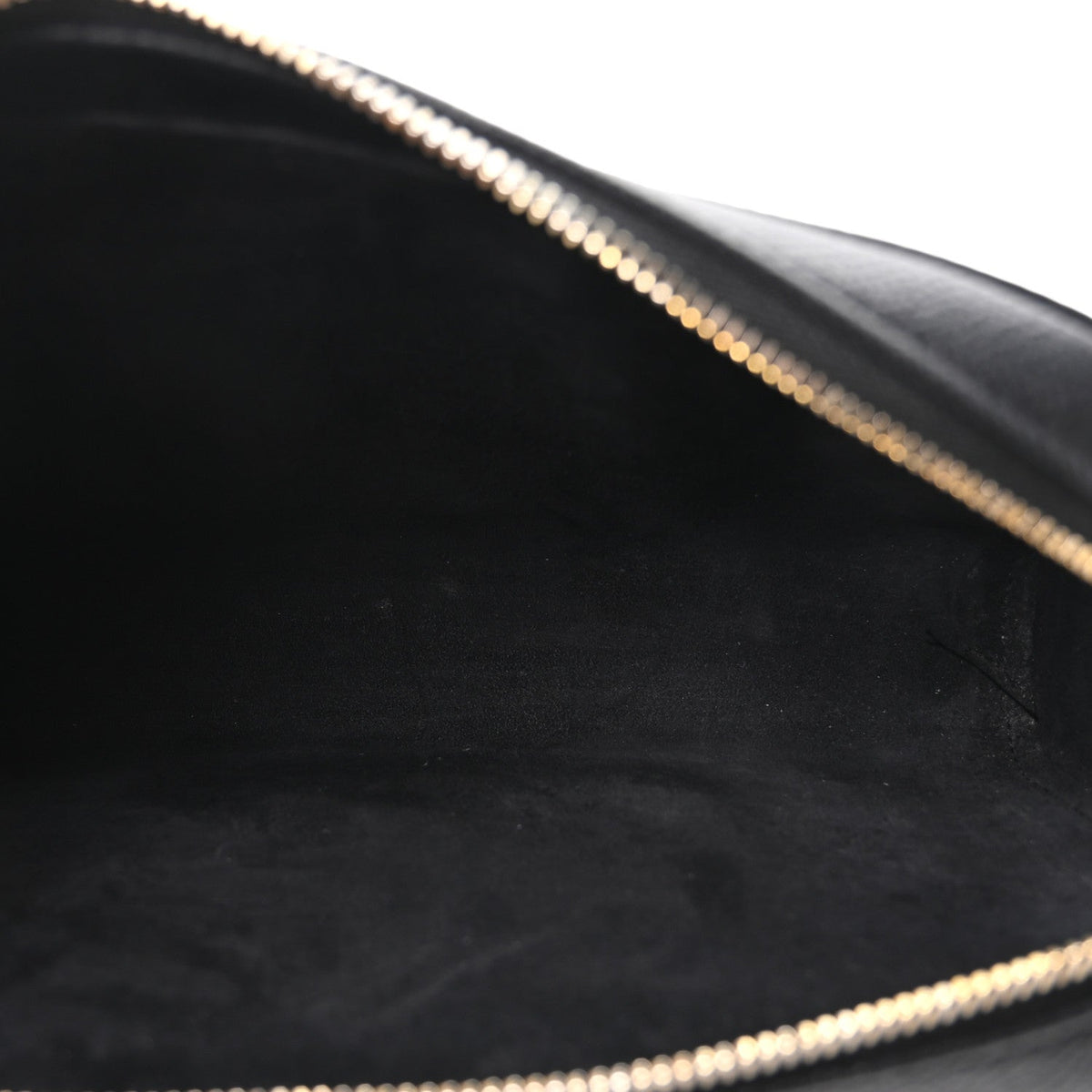 Grained Calfskin Caro Double Pouch Black wholesalehk.shop