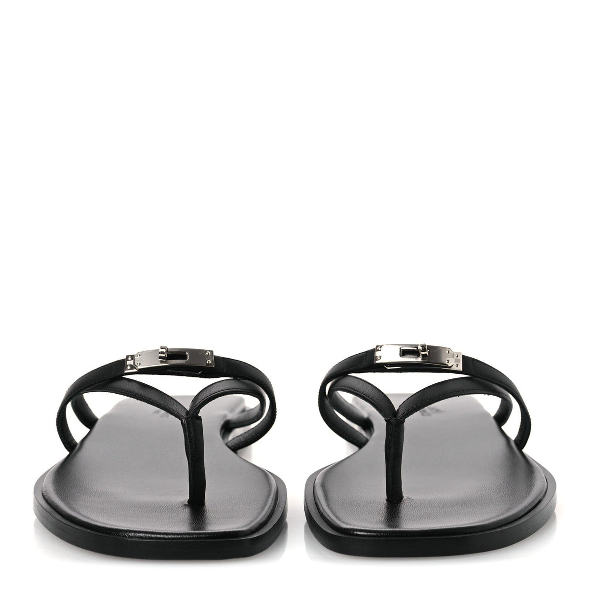 Calfskin Miss Sandals 39 Black wholesalehk.shop