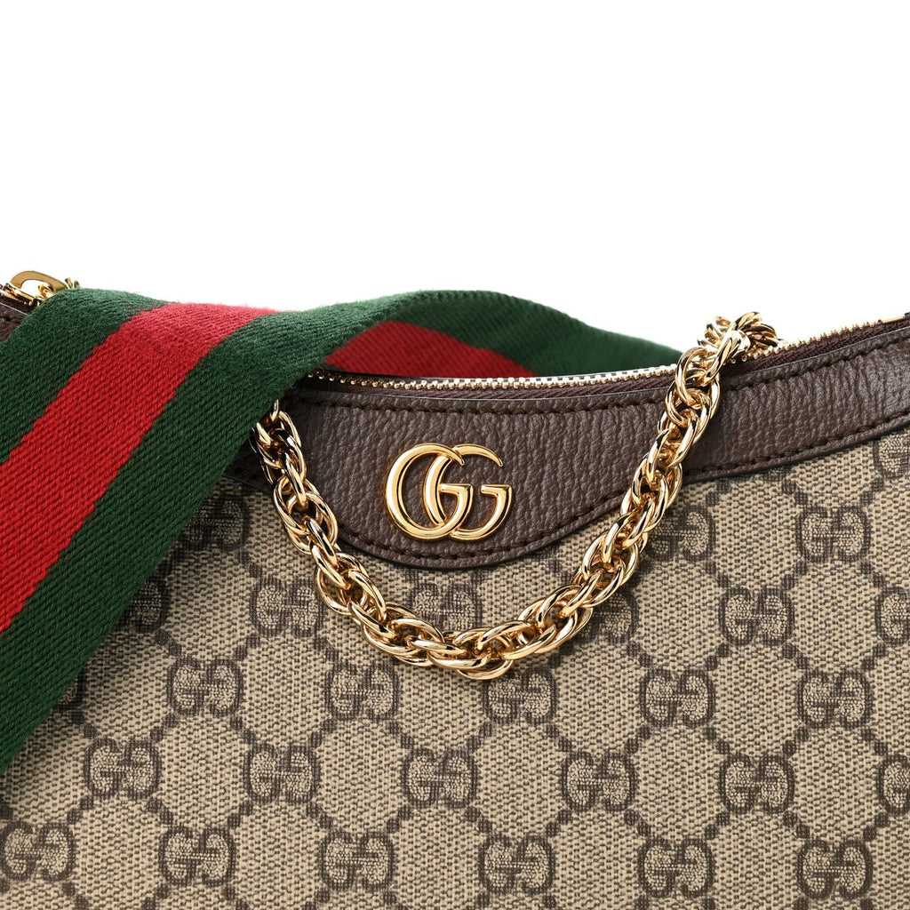 GG Supreme Monogram Textured Dollar Calfskin Web Small Ophidia GG Handbag Beige Ebony New Acero Beige Ebony New Acero Beige Ebony New Acero wholesalehk.shop