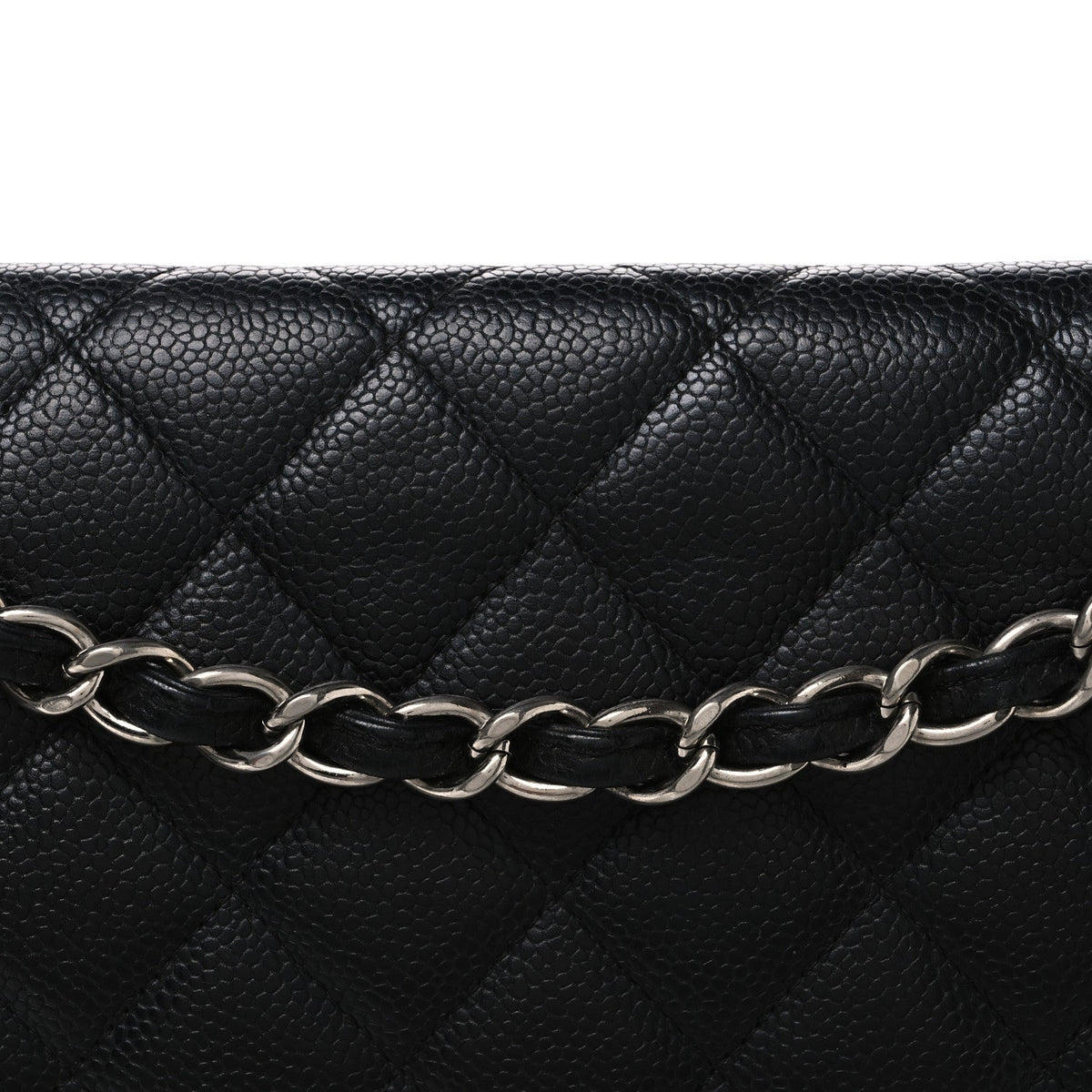 Caviar Quilted Maxi Double Flap Black wholesalehk.shop