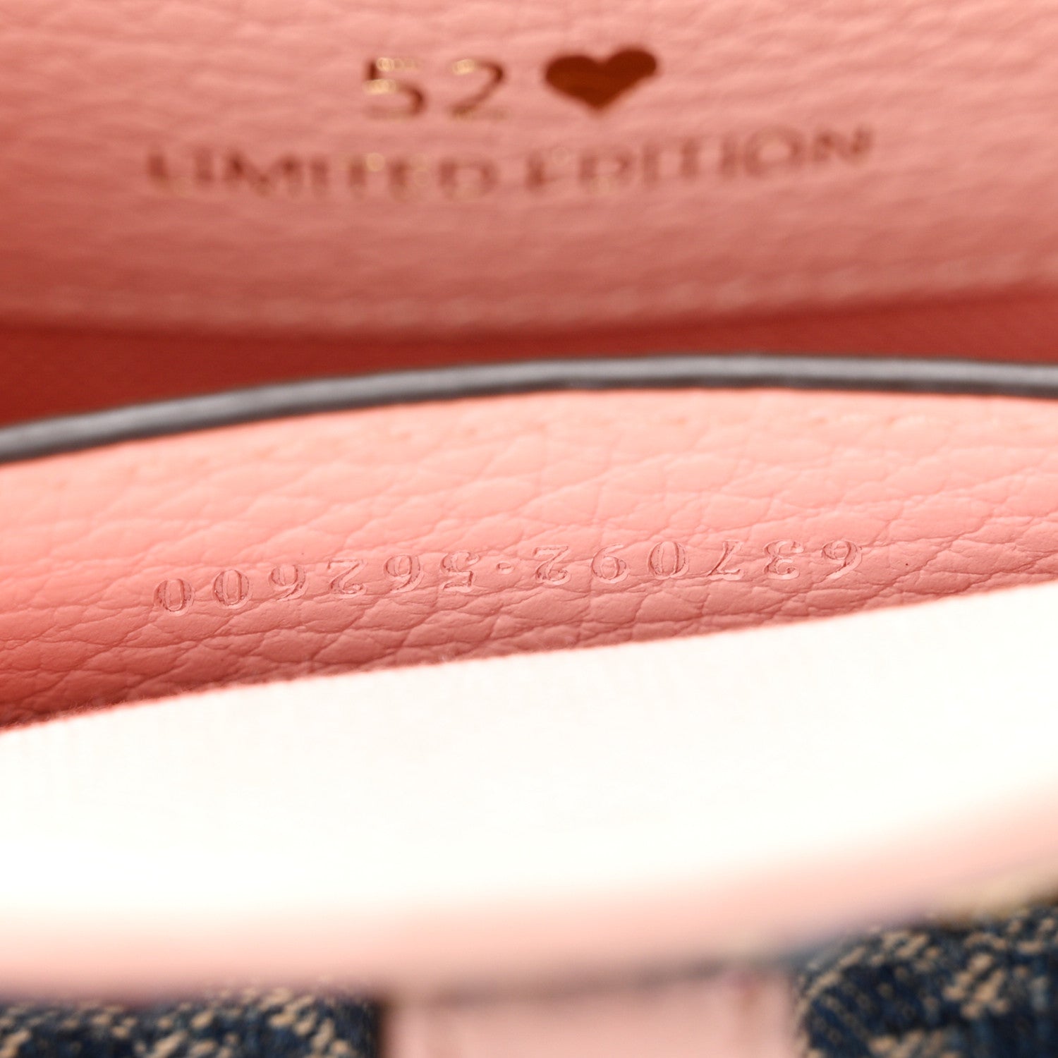 New Denim GG Monogram Calfskin Love Parade Mini Jackie 1961 Hobo Light Pink £¨ Direct shipment via from wholesalehk.shop