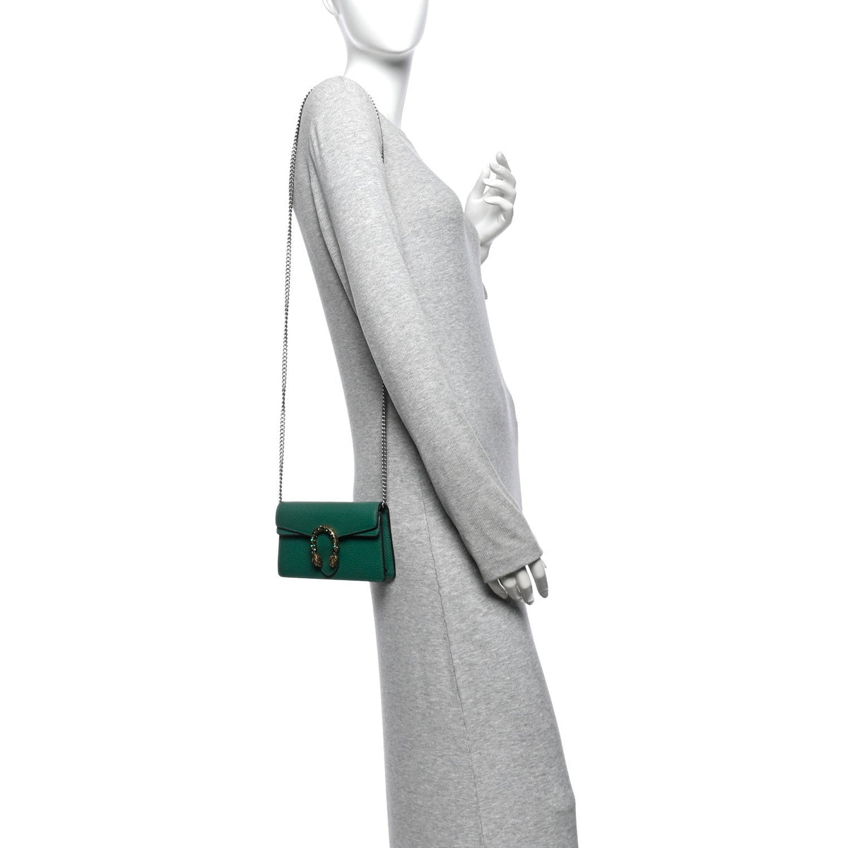 Calfskin Super Mini Dionysus Shoulder Bag Emerald wholesalehk.shop