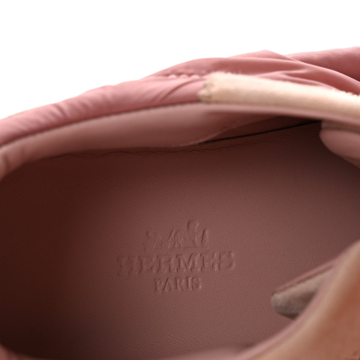 Parachute Fabric Suede Goatskin Bouncing Sneakers 35 Rose Rose Opaline wholesalehk.shop
