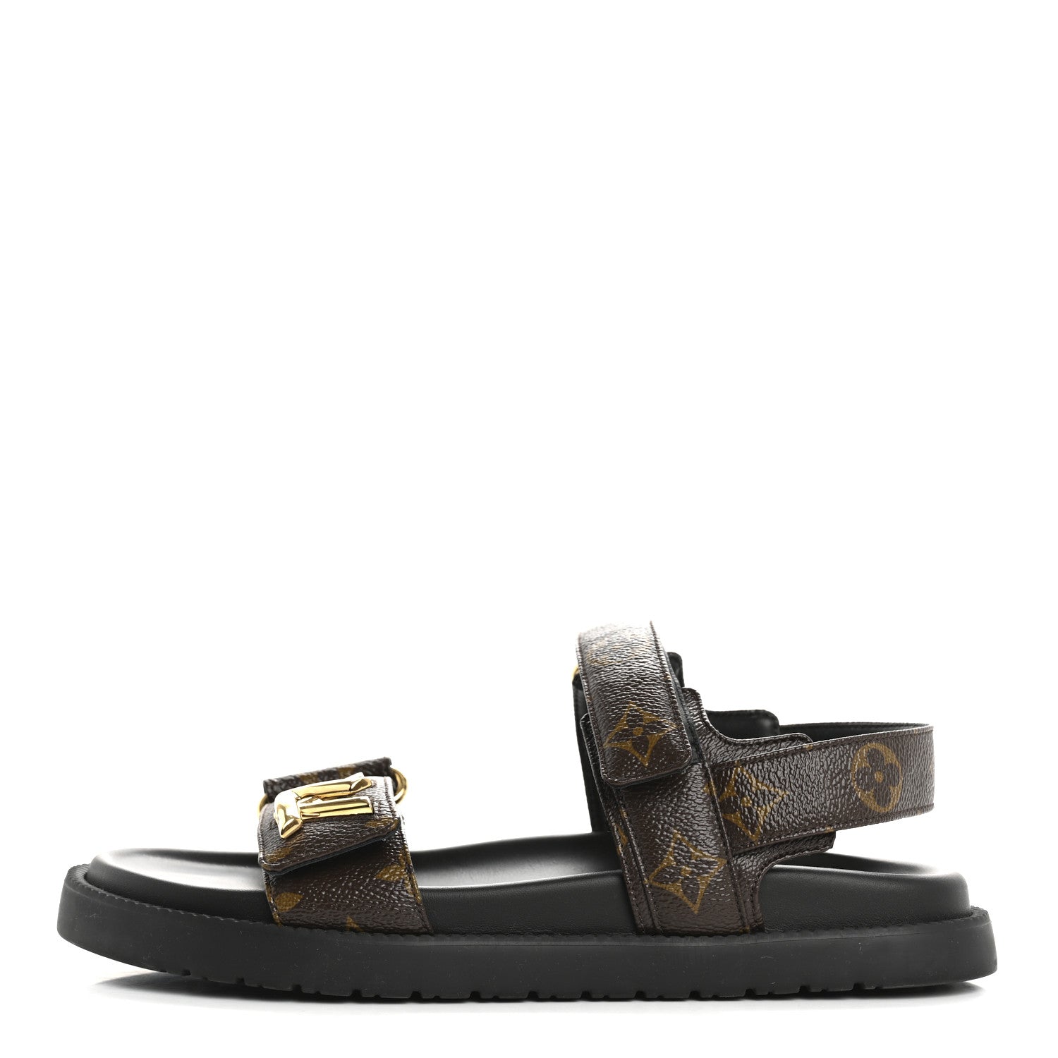 Monogram LV Sunset Comfort Flat Sandals 37.5 Cacao Brown £¨ Direct shipment via from wholesalehk.shop