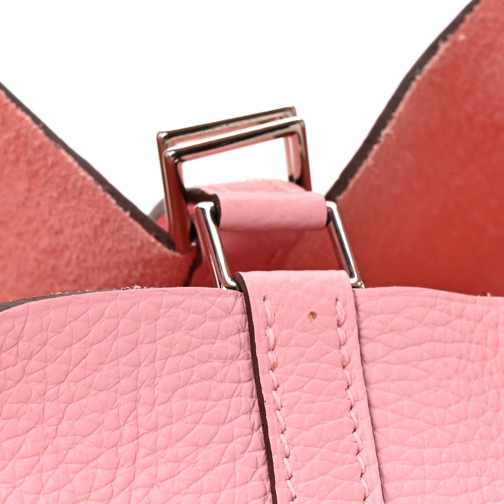 Taurillon Clemence Picotin Lock 18 PM Rose Sakura £¨ Direct shipment via from wholesalehk.shop