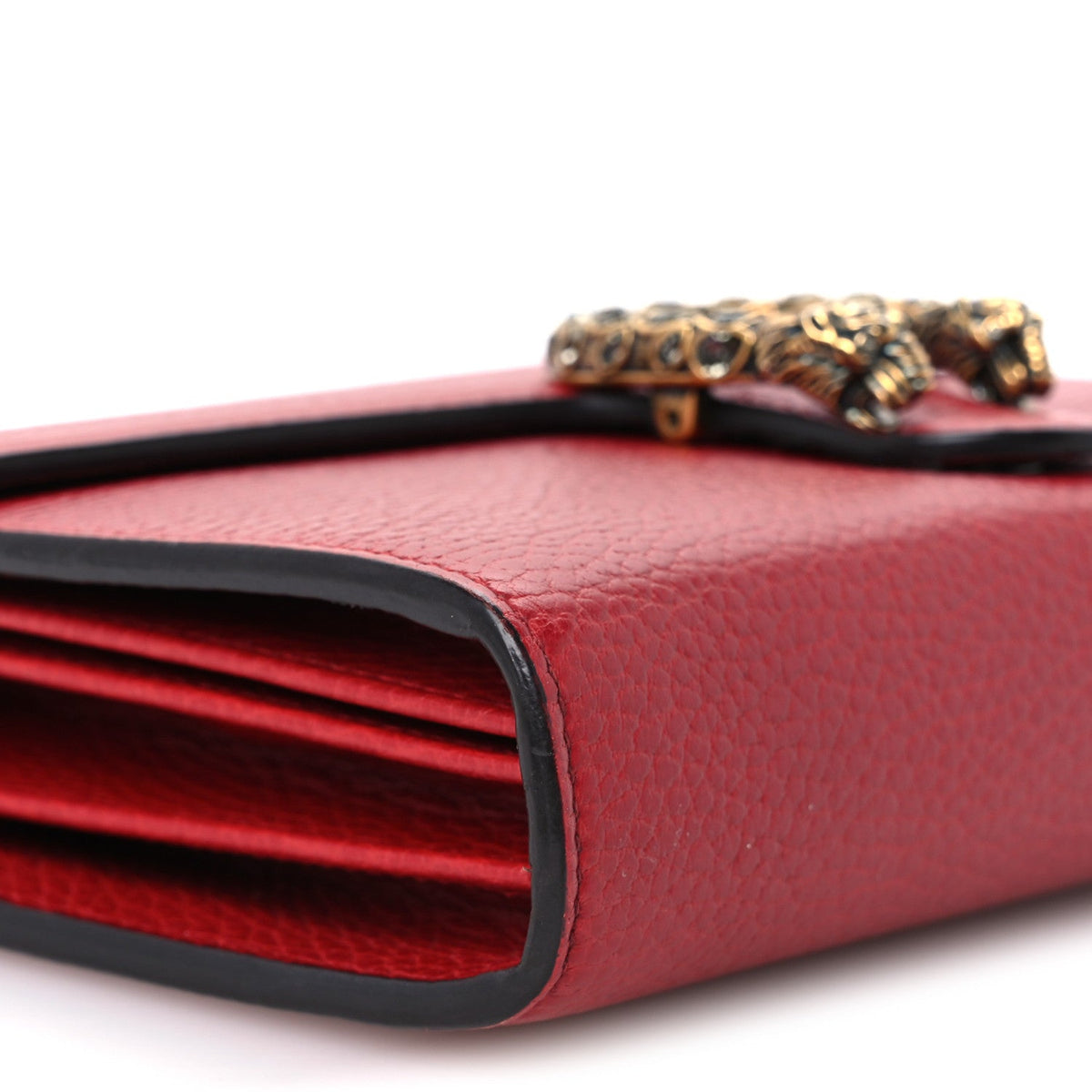 Calfskin Mini Dionysus Chain Wallet Hibiscus Red wholesalehk.shop