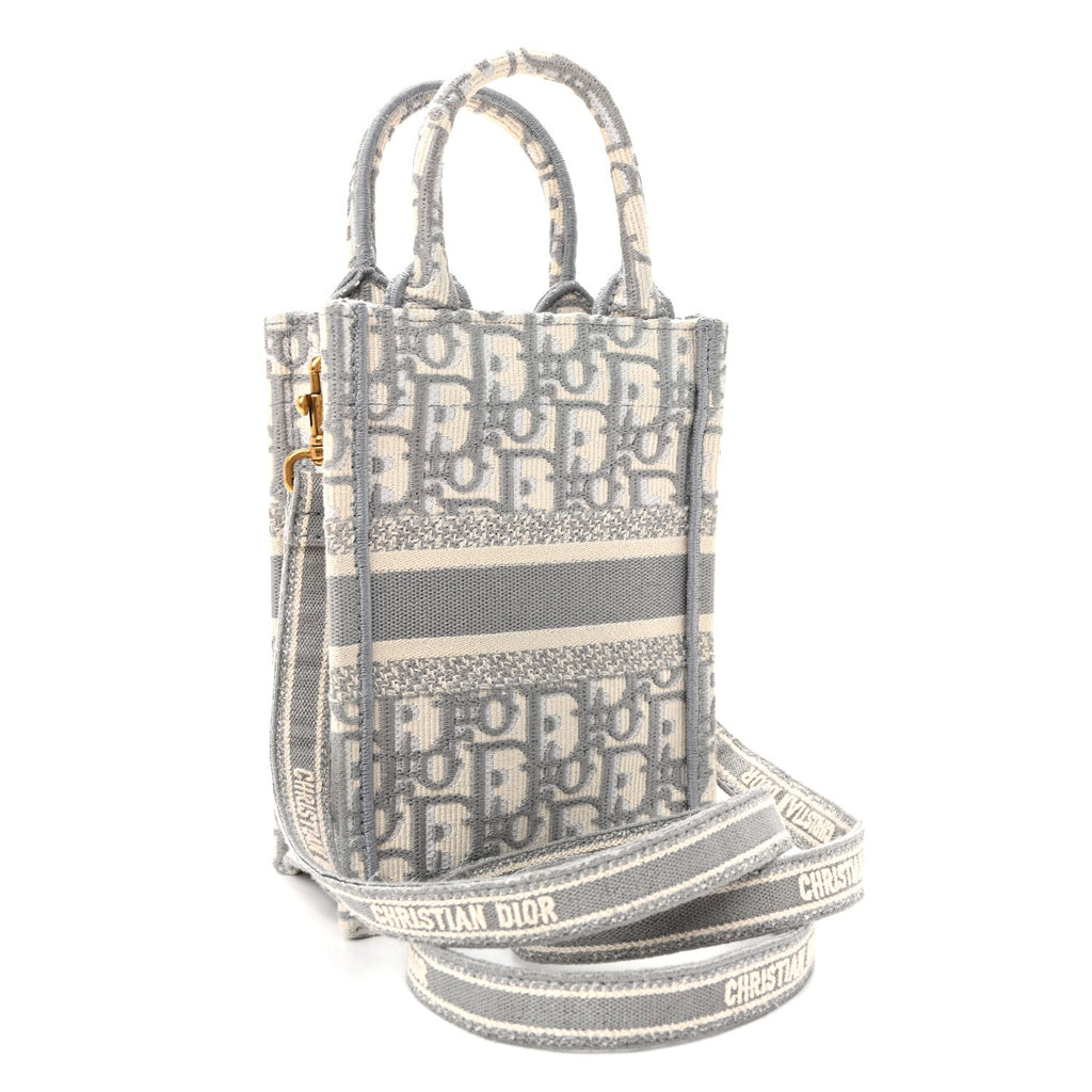Oblique Mini Book Tote Phone Bag Grey £¨ Direct shipment via from wholesalehk.shop