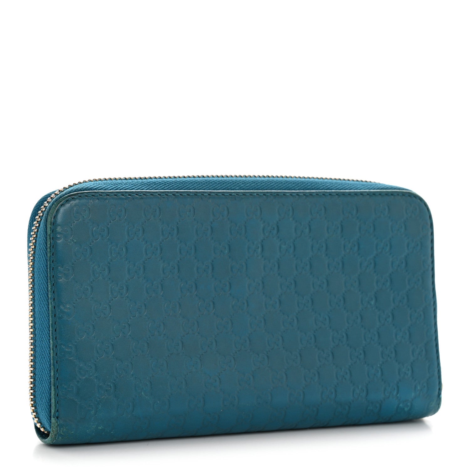 Microguccissima Zip Around Wallet Deep Cobalt £¨ Direct shipment via from wholesalehk.shop