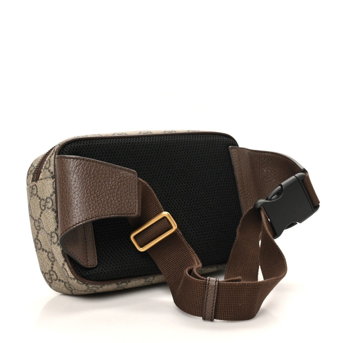 Soft GG Supreme Monogram Medium Ophidia Belt Bag Dark Brown wholesalehk.shop