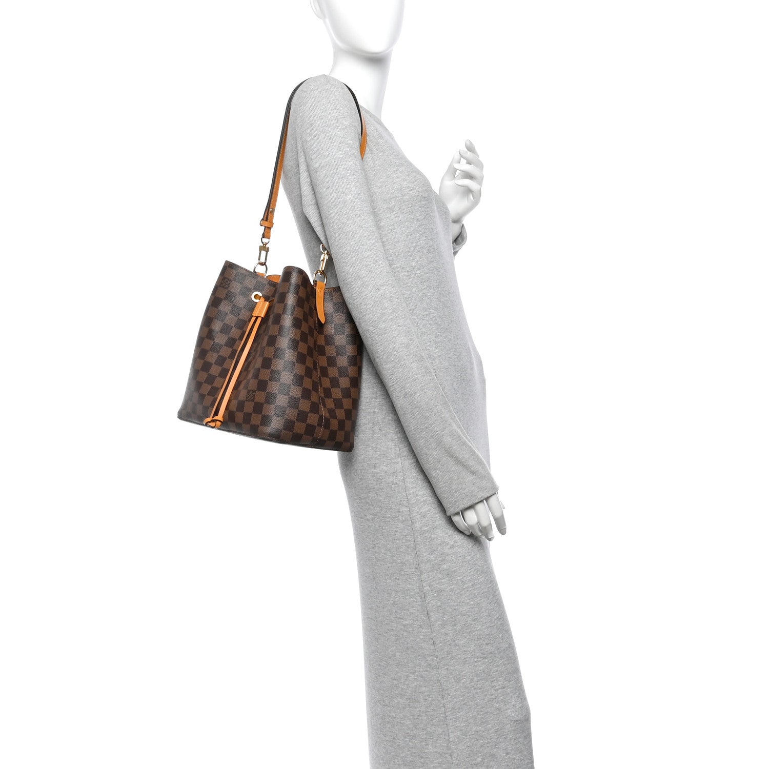 Damier Ebene Neonoe MM Safran £¨ Direct shipment via from wholesalehk.shop