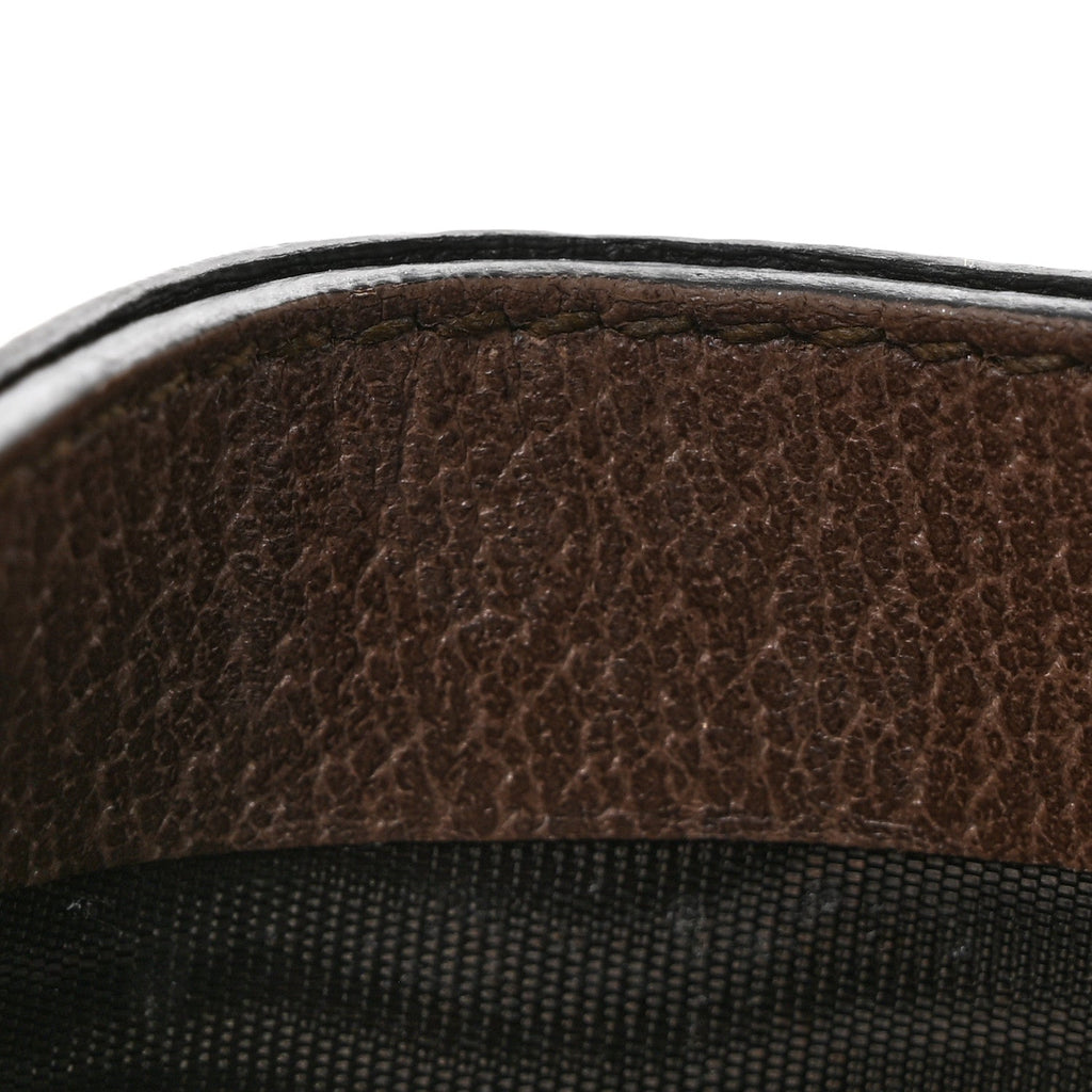 GG Supreme Monogram Textured Dollar Calfskin Ophidia Card Holder Beige Ebony New Acero wholesalehk.shop