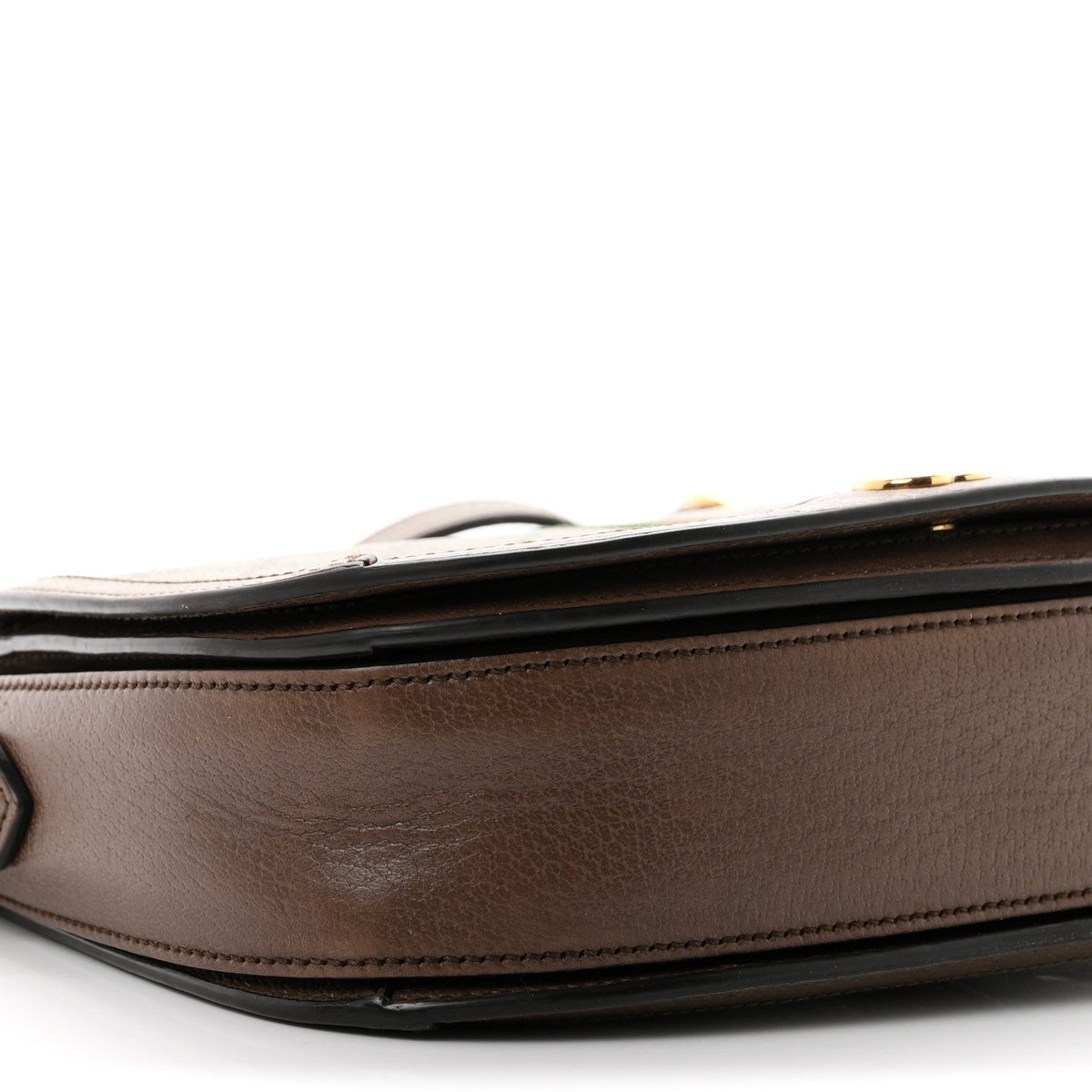 GG Supreme Monogram Web Small Ophidia Flap Messenger Bag Brown wholesalehk.shop
