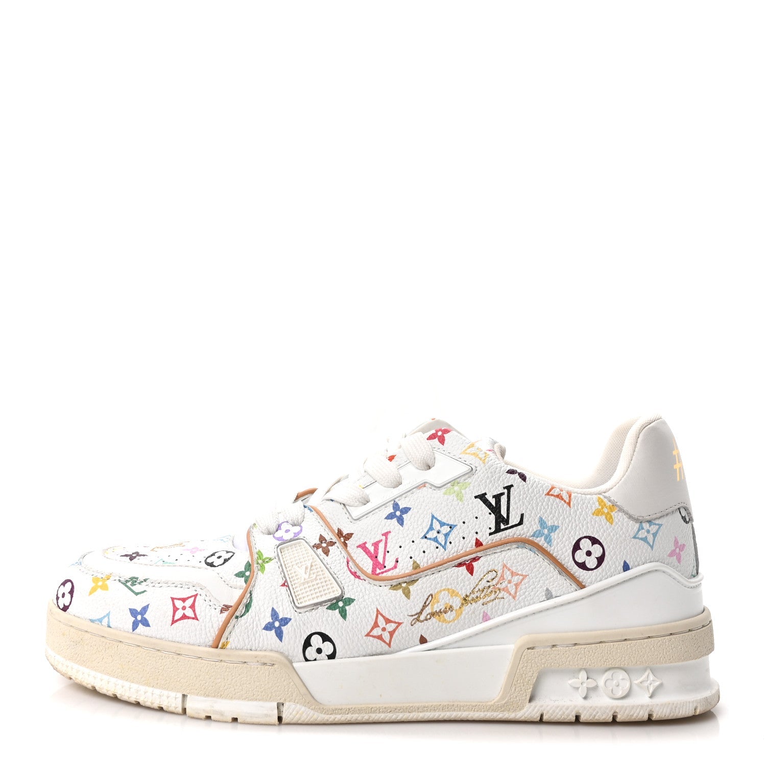 LV X TM Calfskin Monogram Multicolor Womens LV Trainer Sneakers 39 White £¨ Direct shipment via from wholesalehk.shop