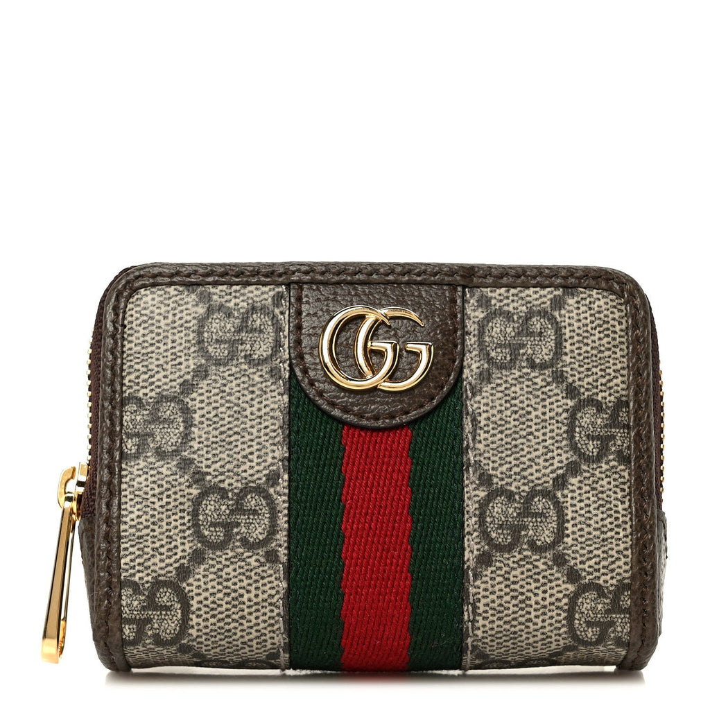 GG Supreme Monogram Web Ophidia Playing Card Case Beige New Acero wholesalehk.shop
