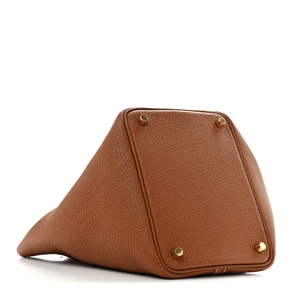 Taurillon Clemence Picotin Lock 18 PM Gold £¨ Direct shipment via from wholesalehk.shop