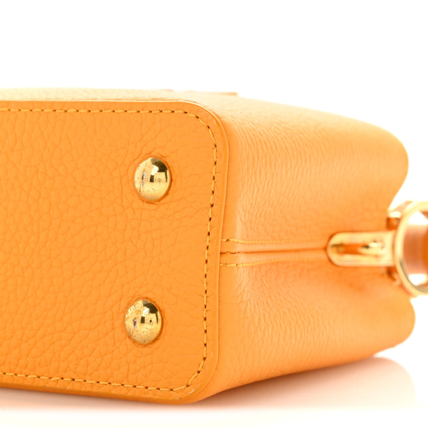 Taurillon Mini Capucines Sunbeam Yellow £¨ Direct shipment via from wholesalehk.shop