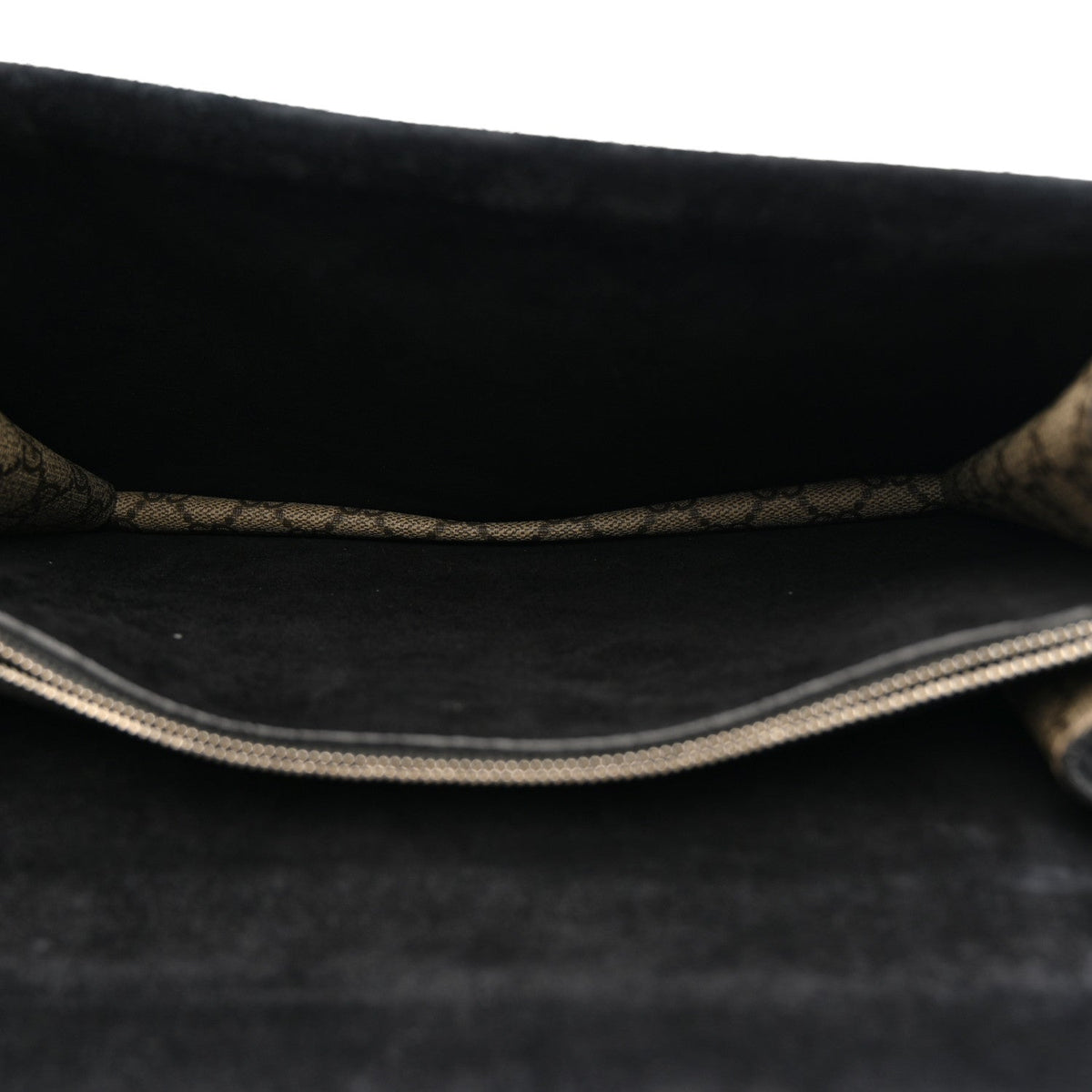 GG Supreme Monogram Medium Dionysus Shoulder Bag Black wholesalehk.shop