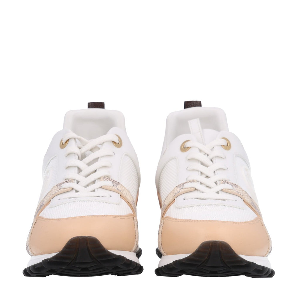 Calfskin Damier Azur Run Away Sneakers 40 White £¨ Direct shipment via from wholesalehk.shop