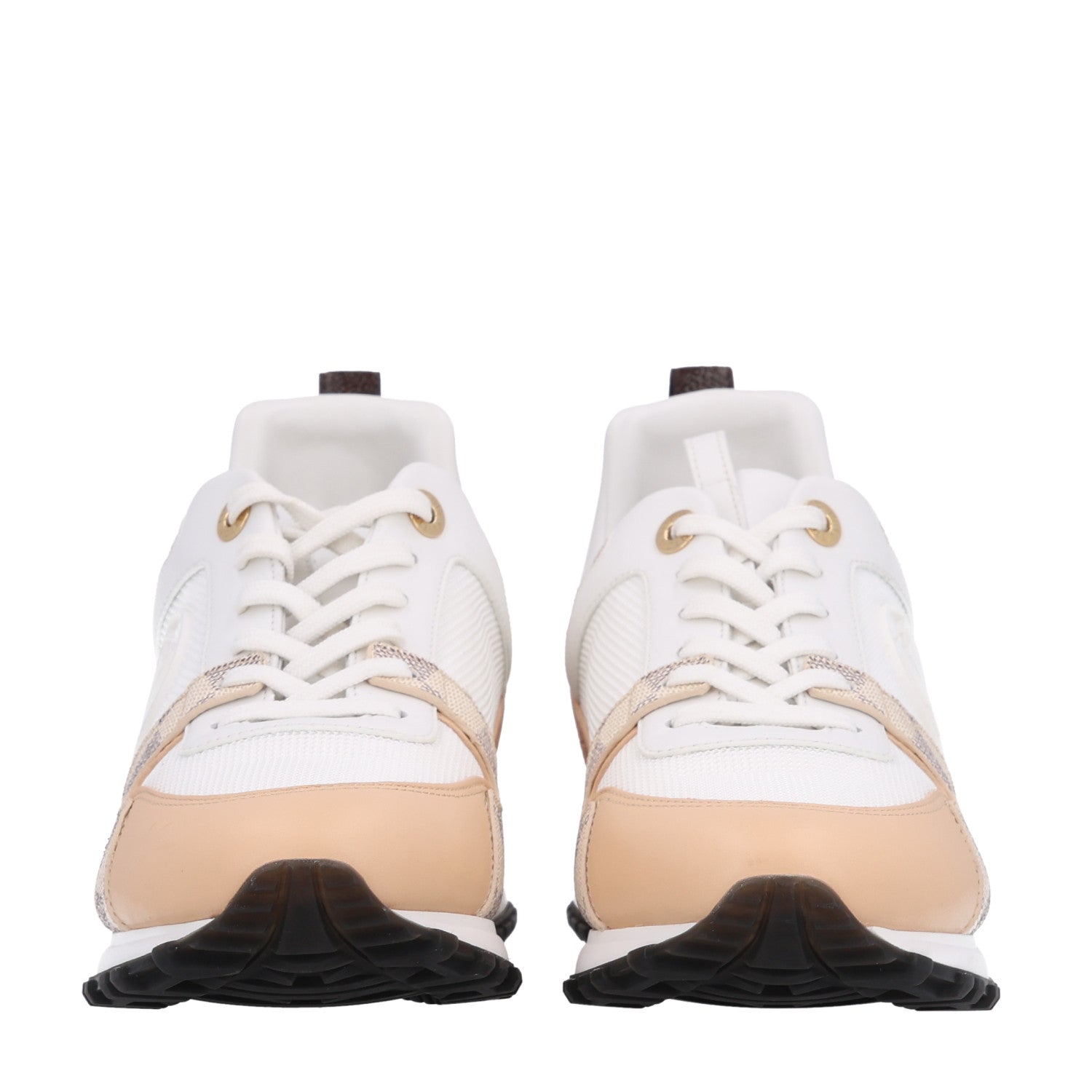 Calfskin Damier Azur Run Away Sneakers 40 White £¨ Direct shipment via from wholesalehk.shop