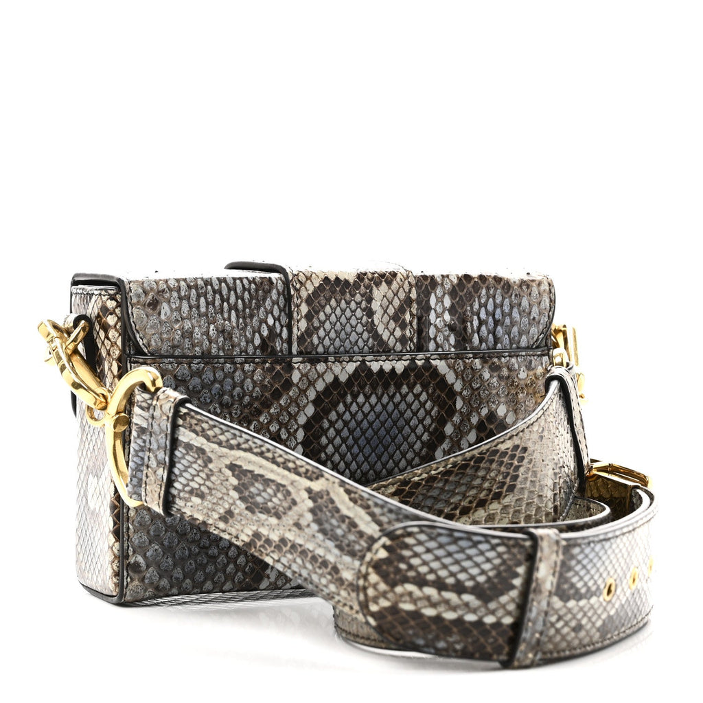 Snakeskin 30 Montaigne Box Bag Beige Multicolor wholesalehk.shop