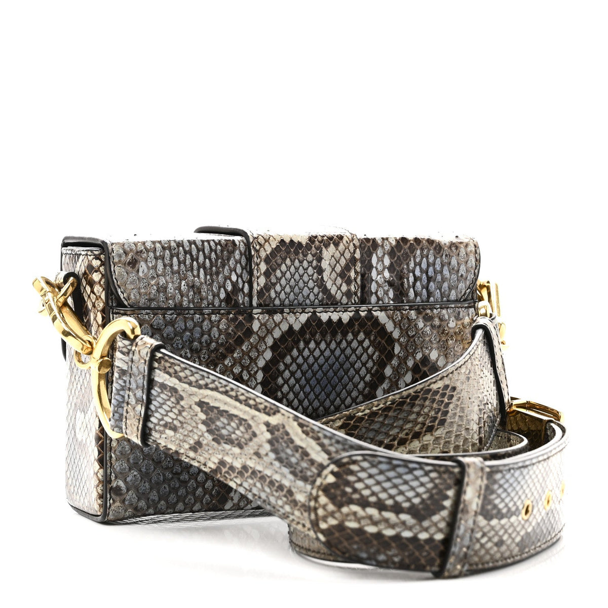 Snakeskin 30 Montaigne Box Bag Beige Multicolor wholesalehk.shop