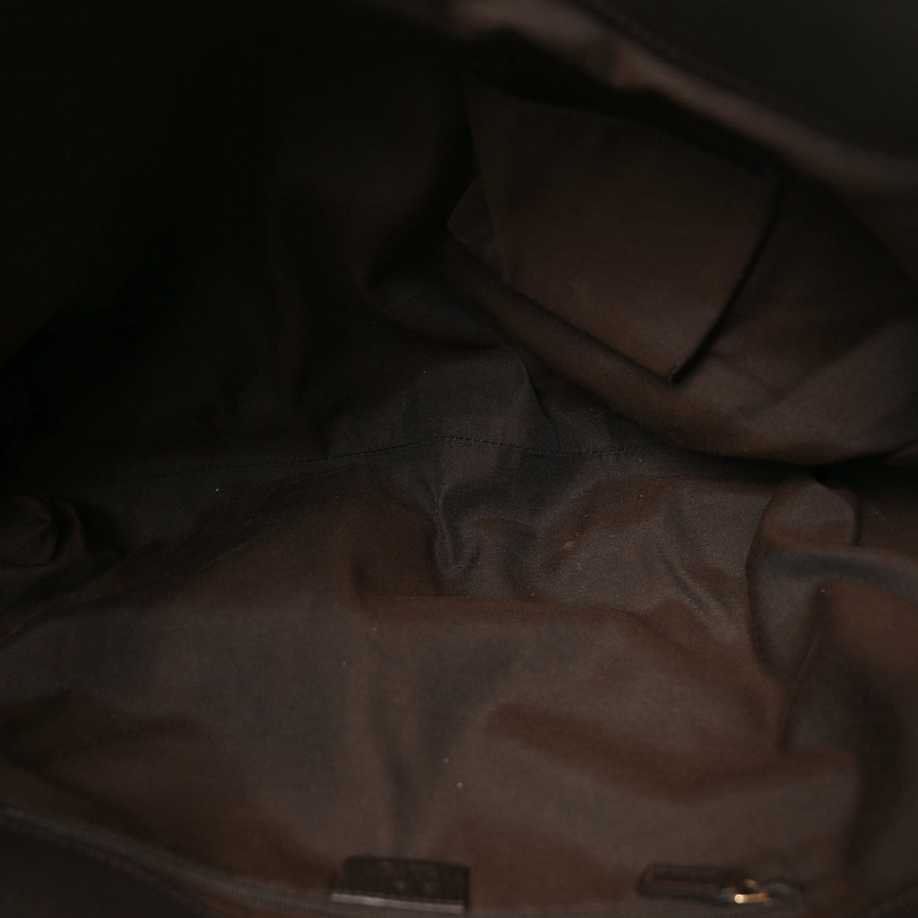 Crystal Monogram Large D Gold Ring Tote Dark Brown wholesalehk.shop