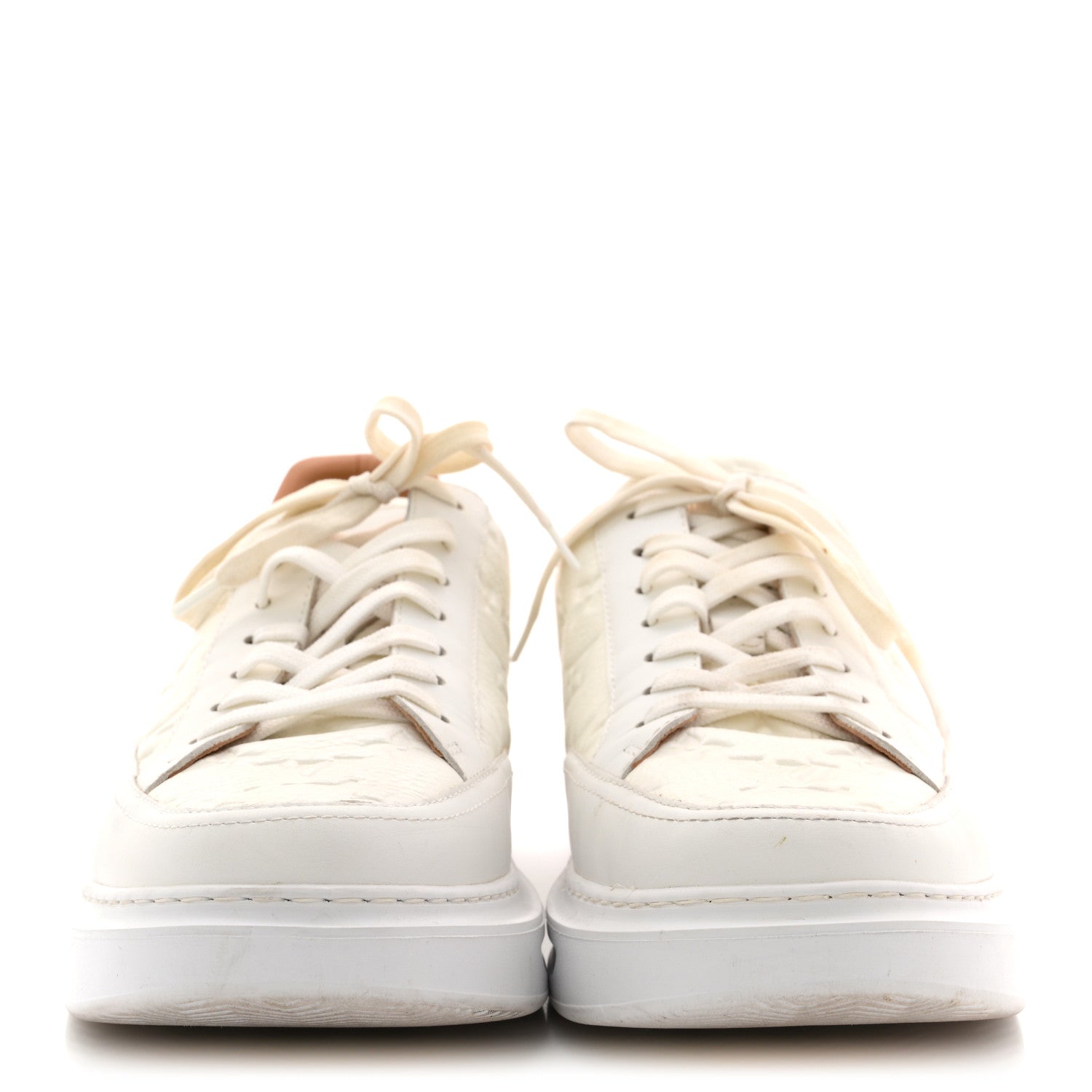 Grained Calfskin Embossed Monogram Mens Beverly Hills Sneakers 8.5 White £¨ Direct shipment via from wholesalehk.shop