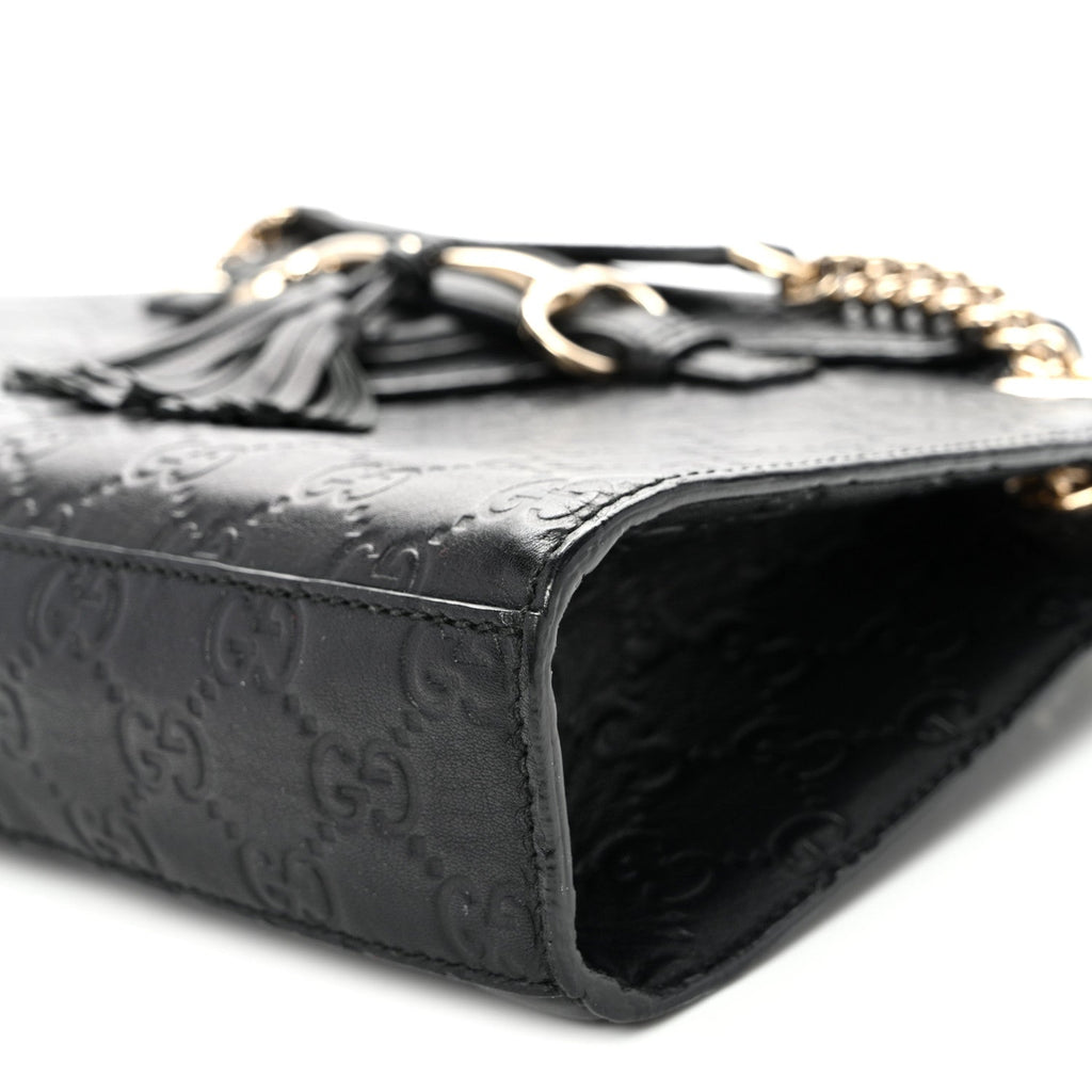 Guccissima Small Emily Shoulder Bag Black £¨ Direct shipment via from wholesalehk.shop