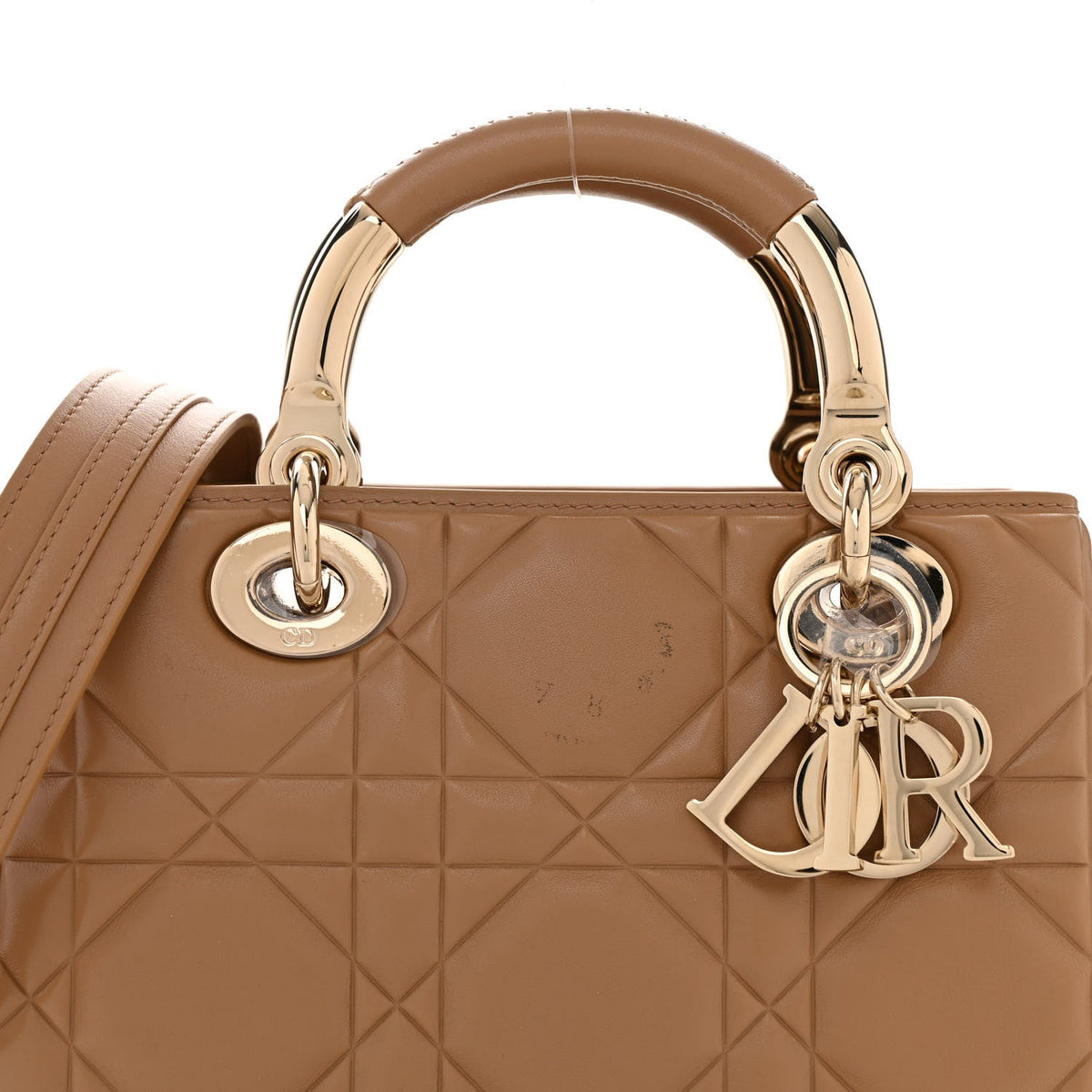 Calfskin Cannage Small The Lady 95.22 Beige wholesalehk.shop