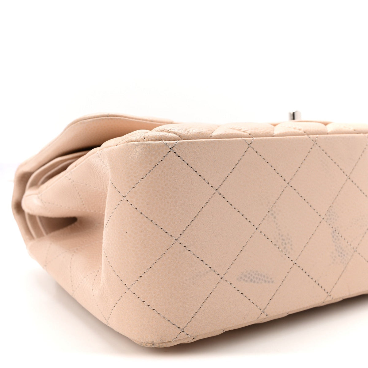Caviar Quilted Jumbo Double Flap Light Pink wholesalehk.shop