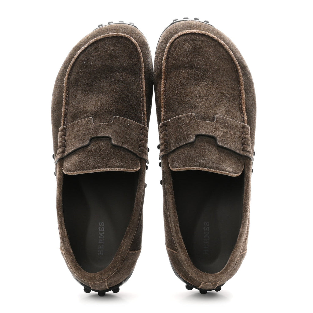 Suede Calfskin Mens Lazy Loafers 42 Ecorce wholesalehk.shop
