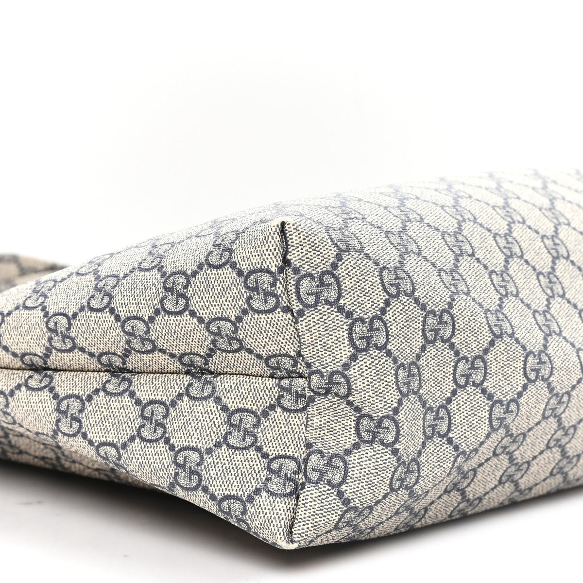 GG Plus Monogram Medium Signature Web Loop Tote Navy wholesalehk.shop