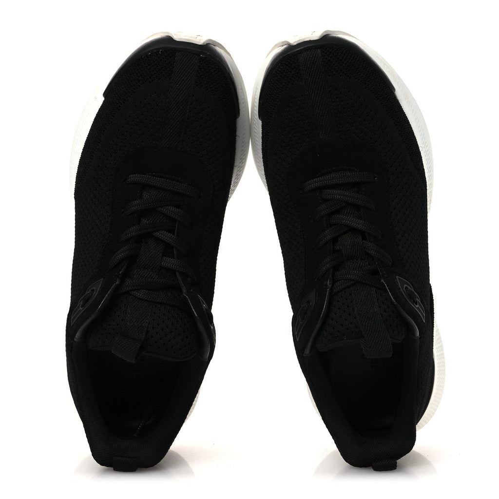 Technical Knit Suede Heros Sneakers 40 Black wholesalehk.shop