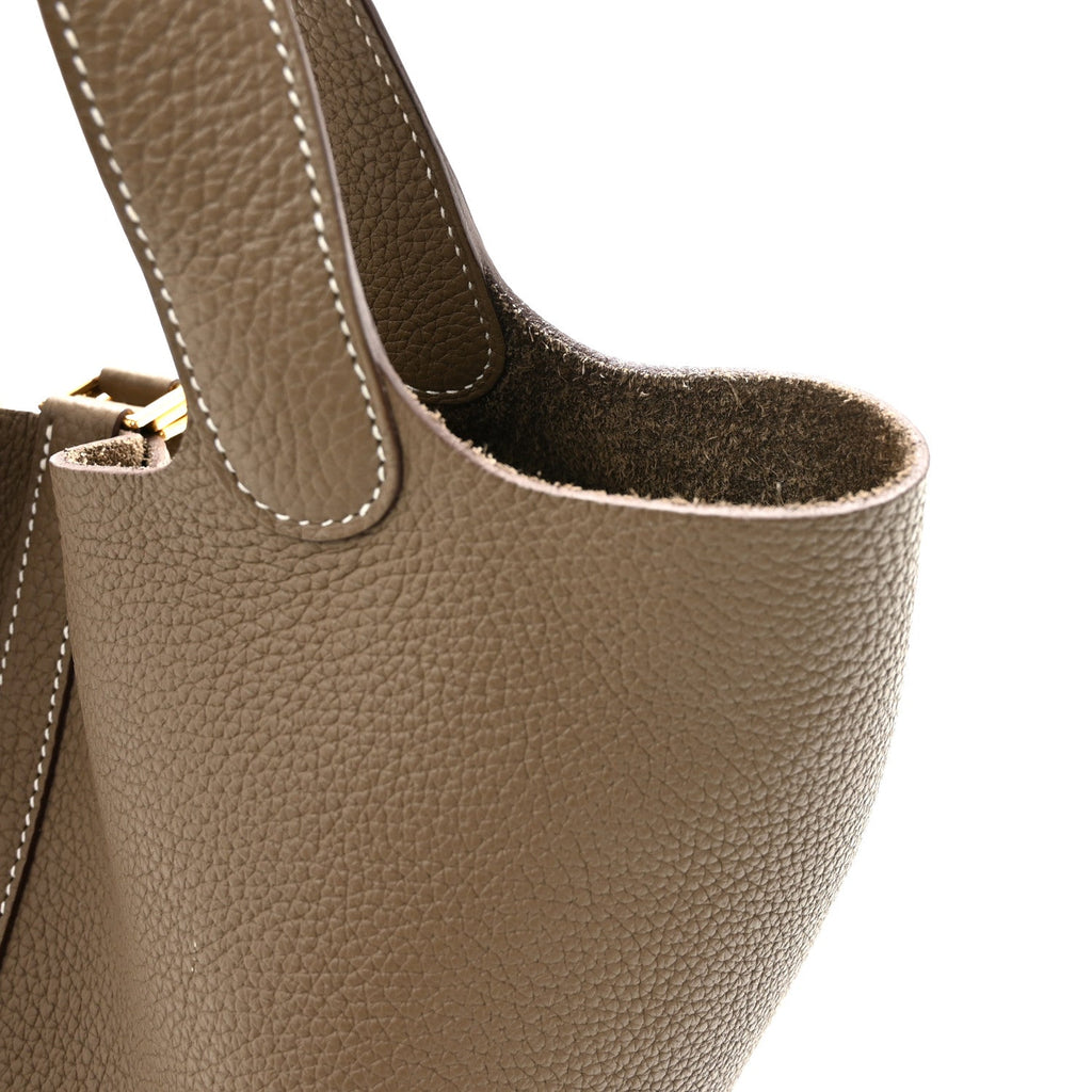 Taurillon Clemence Picotin Lock 22 MM Etoupe £¨ Direct shipment via from wholesalehk.shop