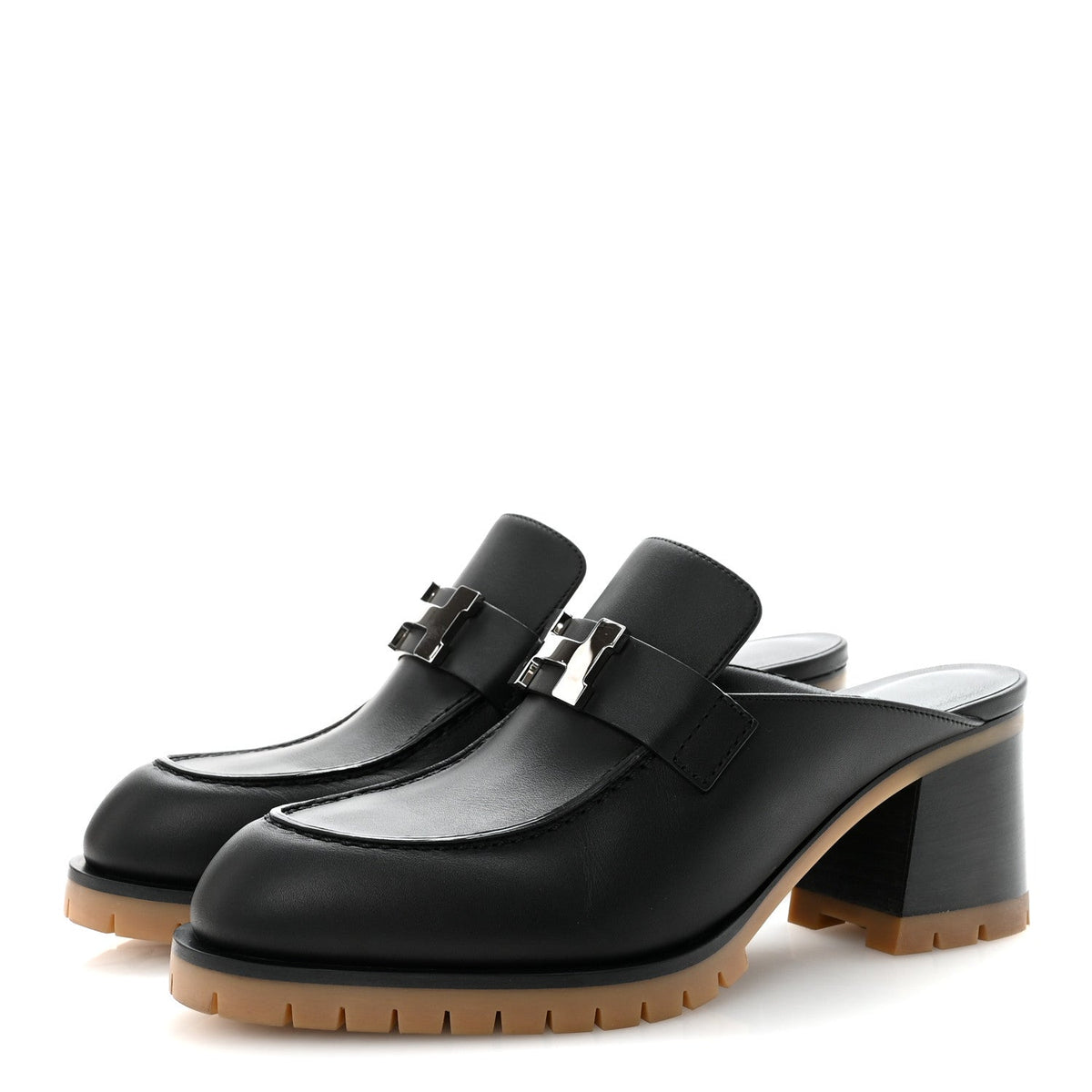 Calfskin Womens Flore 60 Mules 36 Black wholesalehk.shop