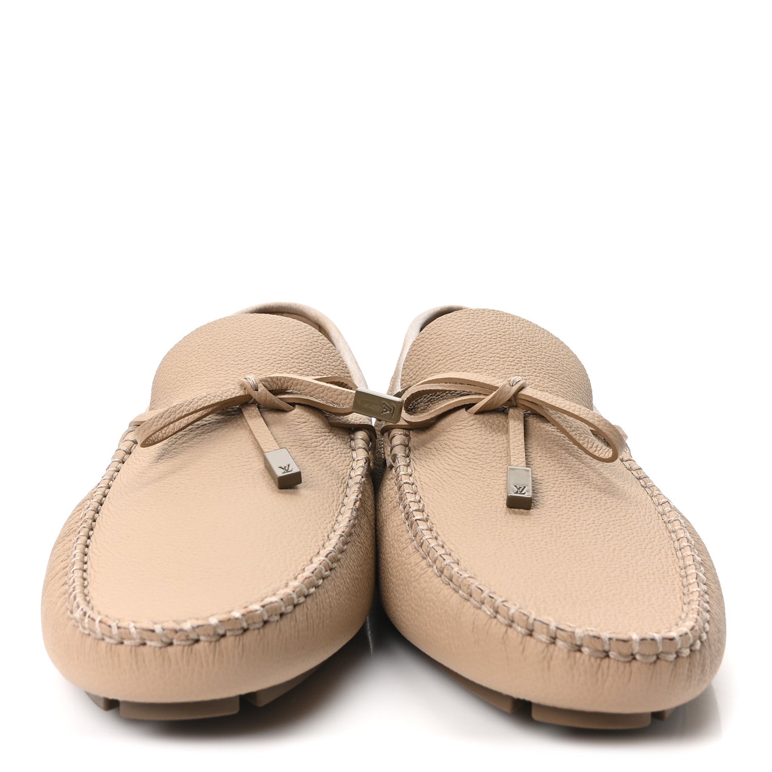 Calfskin LV Driver Moccasin Loafers 10 Beige £¨ Direct shipment via from wholesalehk.shop