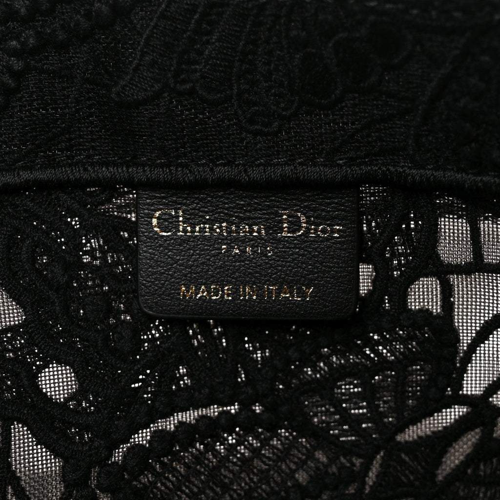 Embroidered 3D Macrame D-Lace Butterfly Large Book Tote Black Multicolor £¨ Direct shipment via from wholesalehk.shop
