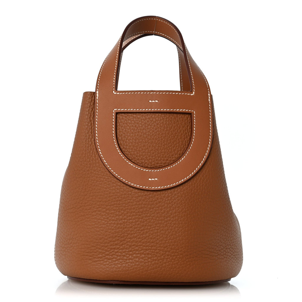 Taurillon Clemence Swift In-The-Loop 18 Bag Gold £¨ Direct shipment via from wholesalehk.shop