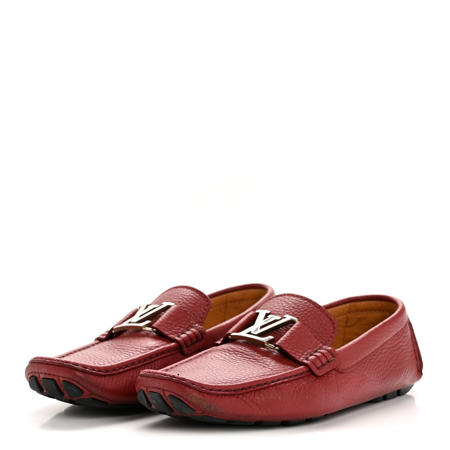 Calfskin Mens Monte Carlo Car Shoe Moccasin Loafers 9 Red £¨ Direct shipment via from wholesalehk.shop
