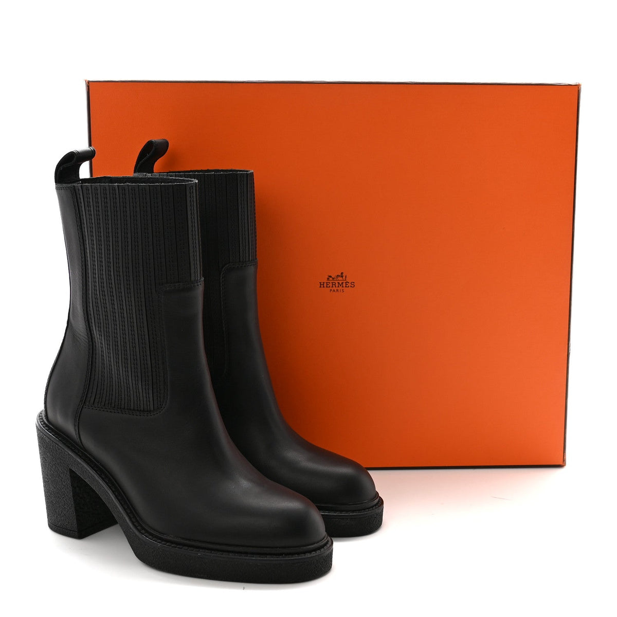 Calfskin Donia 70 Ankle Boots 36 Black wholesalehk.shop