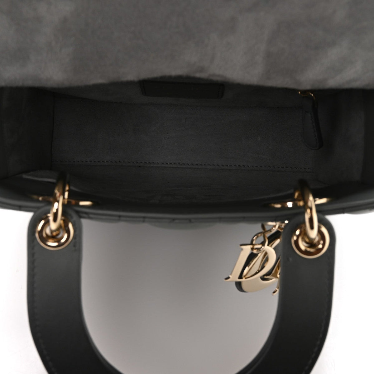 Lambskin Cannage Gradient Small My ABCDior Lady Dior Grey wholesalehk.shop