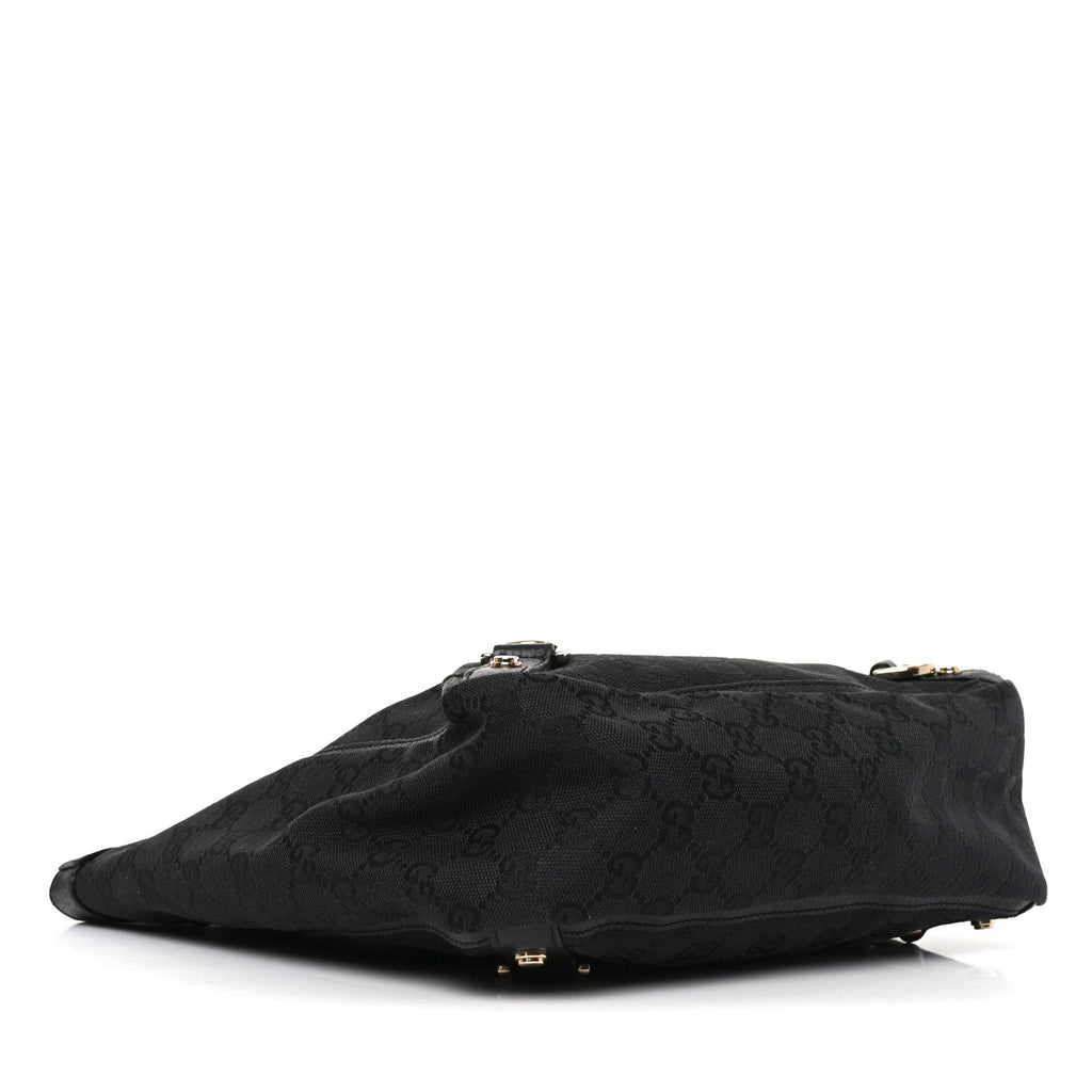 Monogram Small Abbey Tote Black wholesalehk.shop