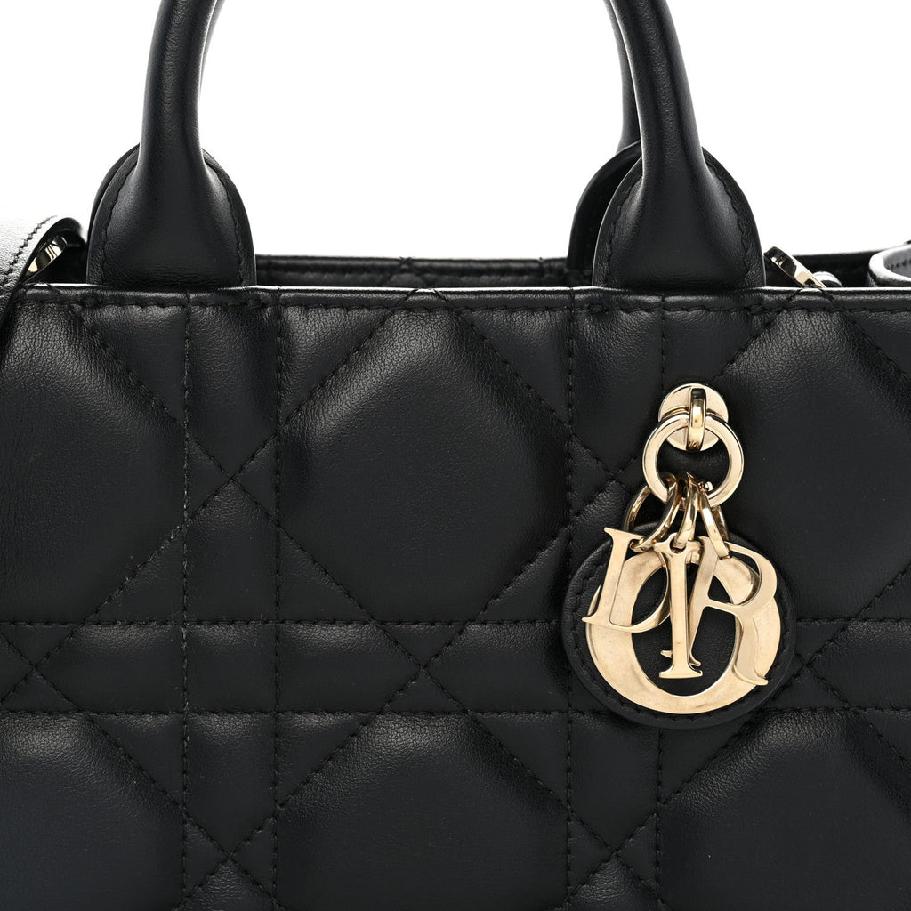 Calfskin Macrocannage Mini Book Tote Black £¨ Direct shipment via from wholesalehk.shop
