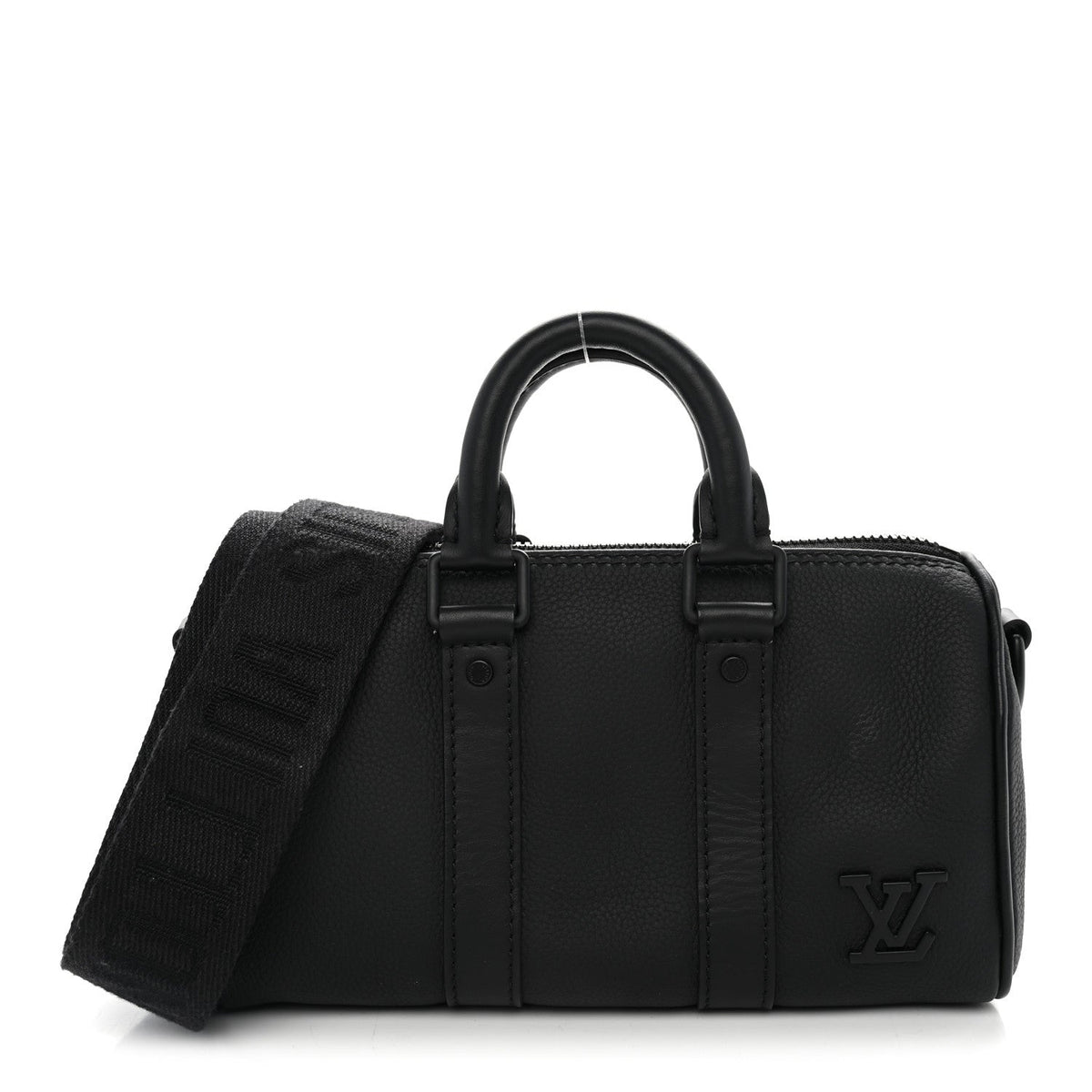 Grained Calfskin Aerogram Keepall XS Black wholesalehk.shop