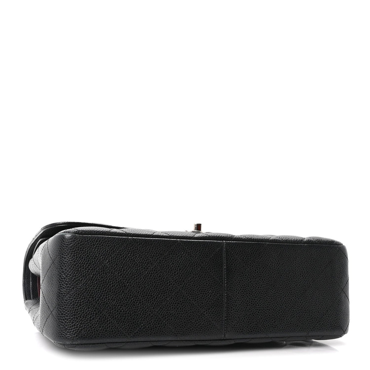 Caviar Quilted Jumbo Double Flap Black wholesalehk.shop